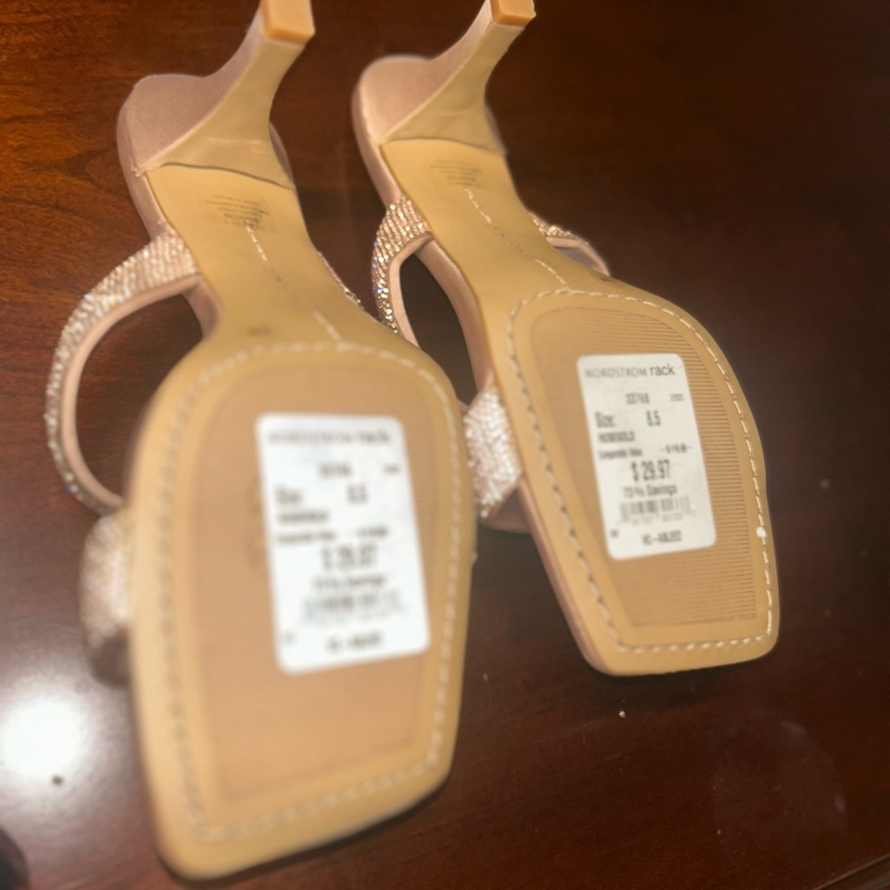Brand New Vince Camuto Rose Gold  Sandals